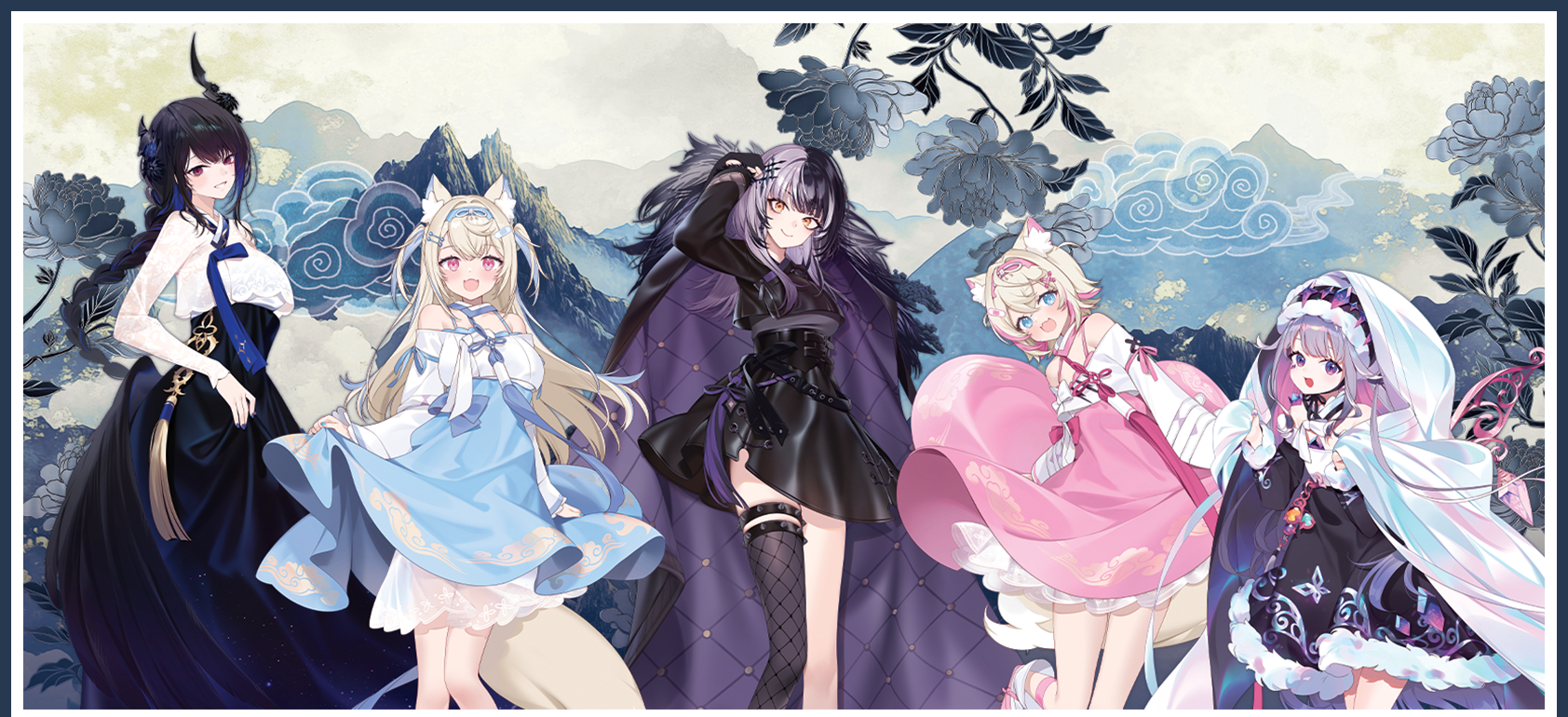 애니플러스 콜라보 카페: hololive English -Advent-