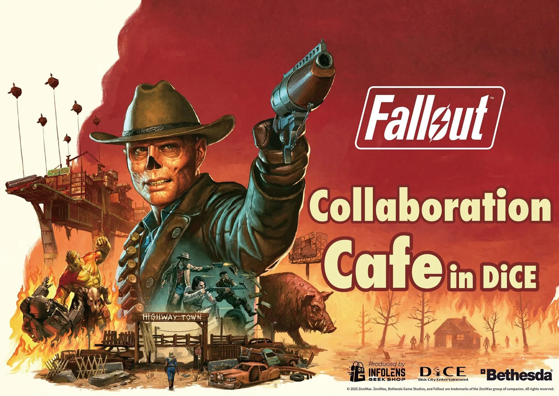 Fallout (フォールアウト) コラボカフェ in DiCE4都市 12月17日より開催!