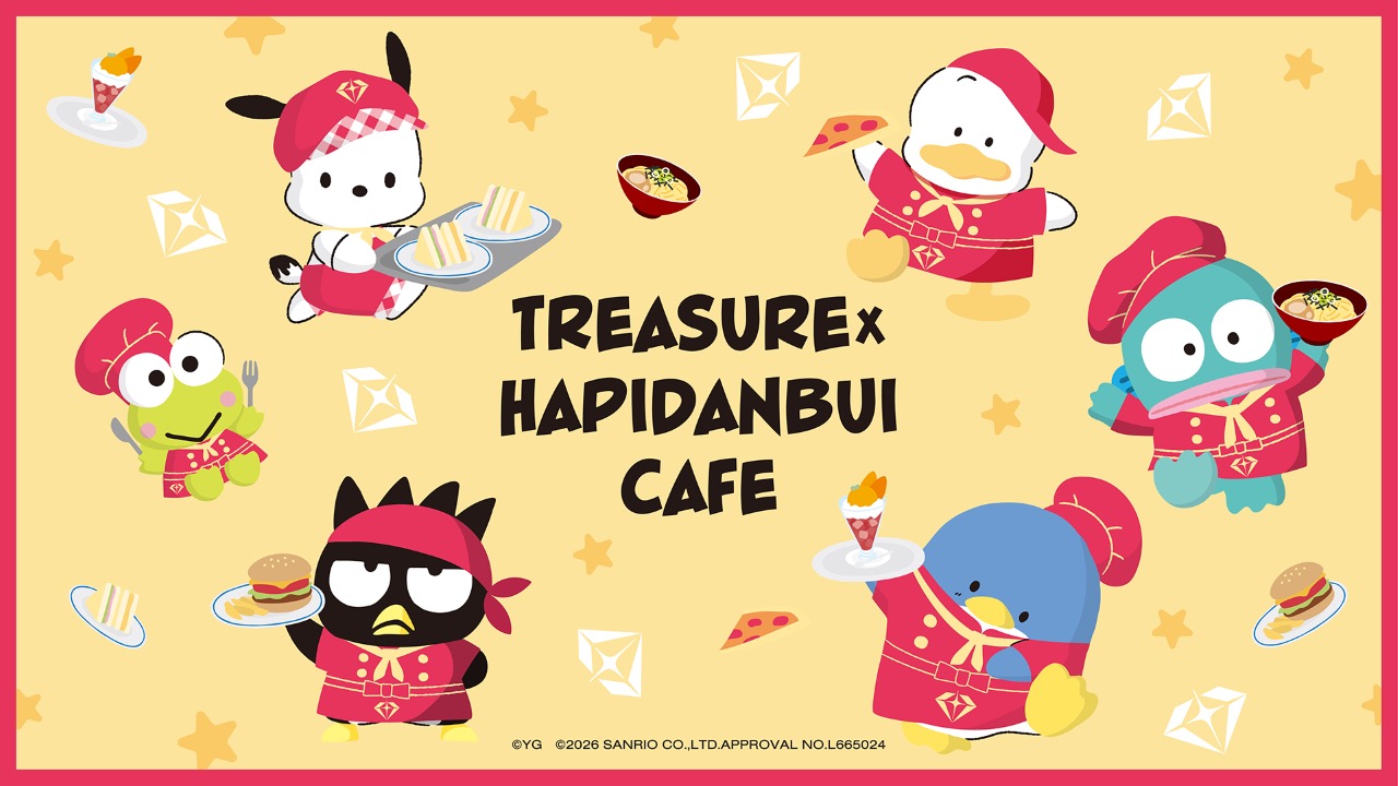 TREASURE × はぴだんぶい カフェ in 東京/大阪 2月12日よりコラボ開催! detail 1