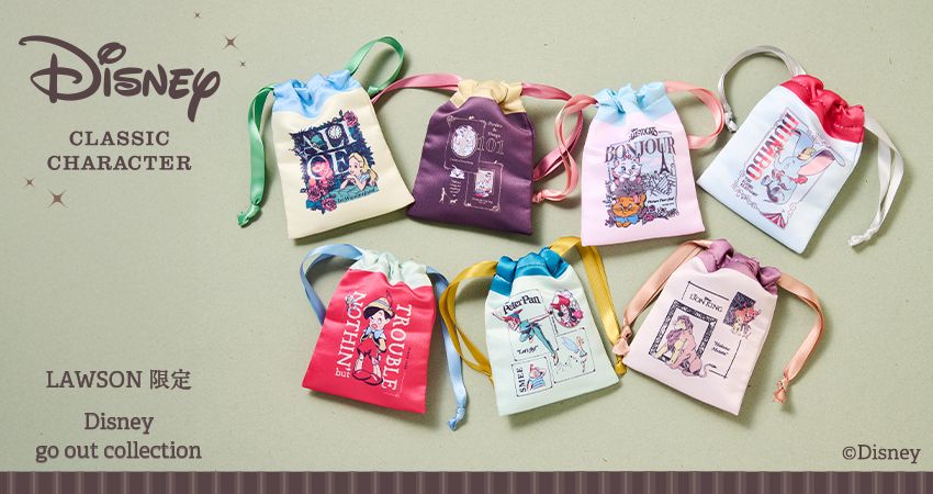 ディズニー × ローソン 2月17日より『オリジナル リボン巾着』登場! detail 1