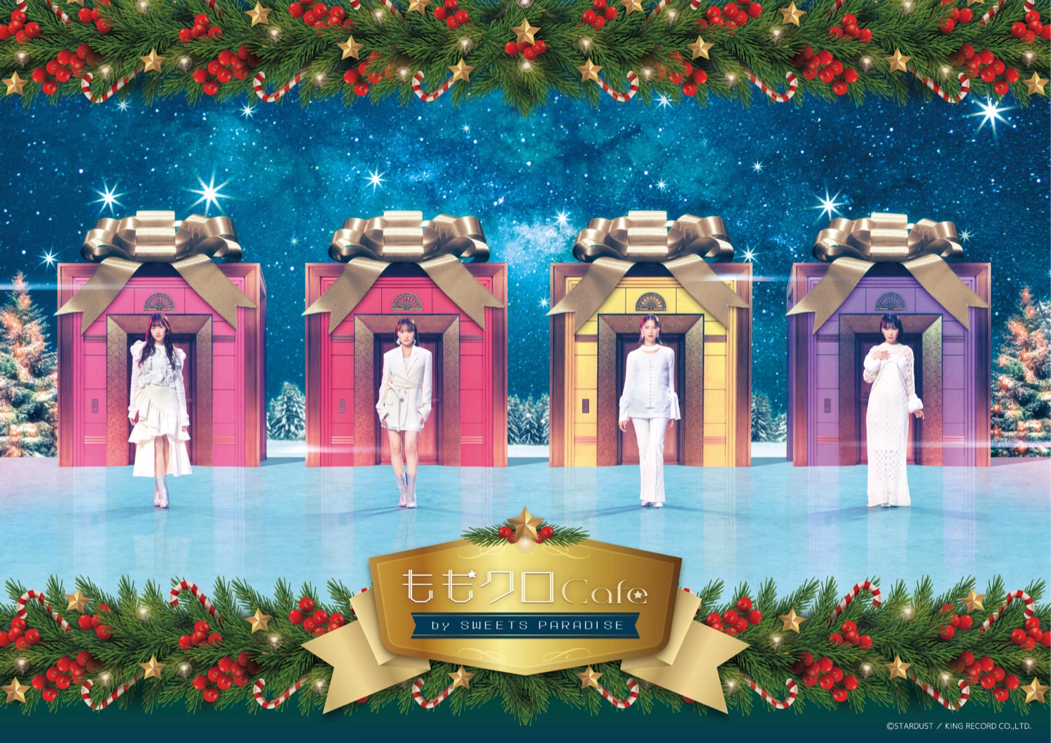 ももいろクローバーZ × スイーツパラダイス 12月1日よりコラボ開催!