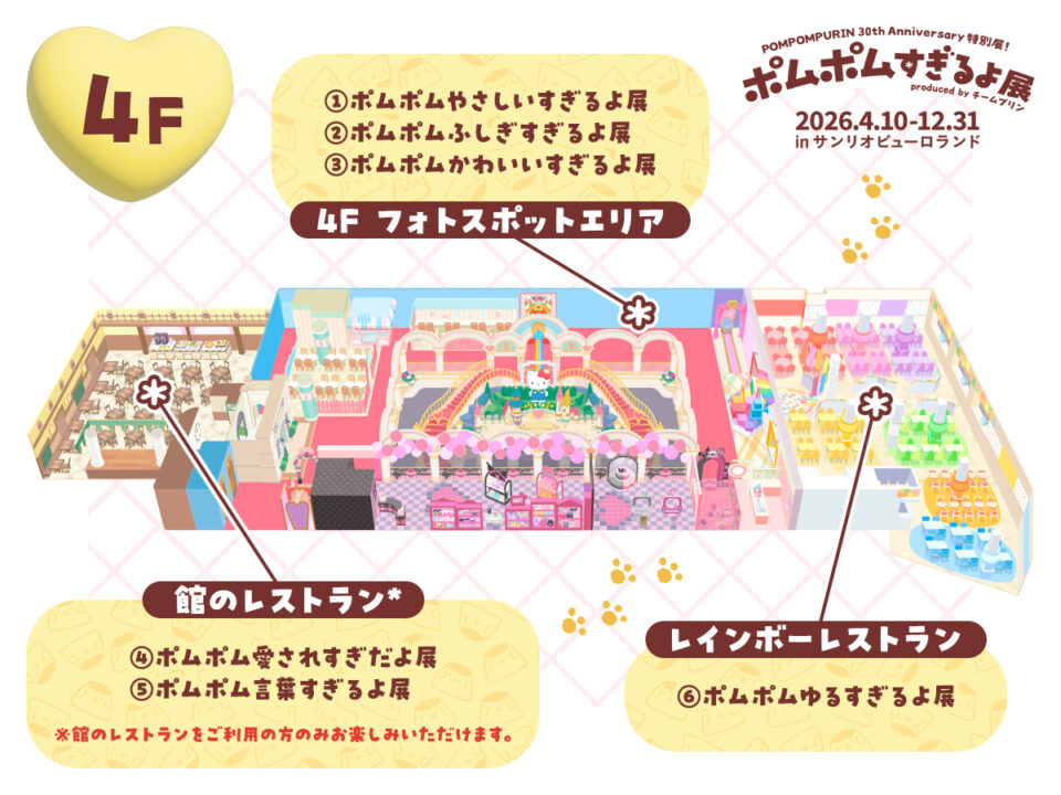 ポムポムすぎるよ展 in ピューロランド 4月10日より開催! detail 3
