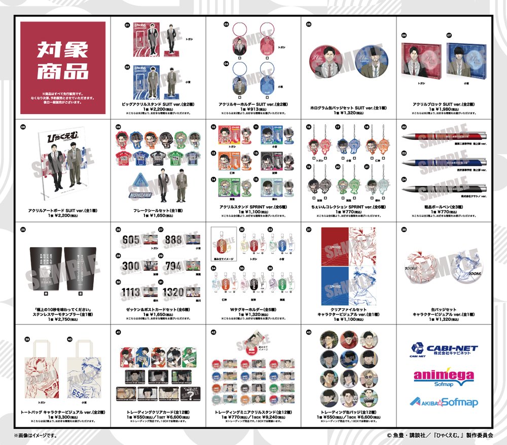 劇場アニメ『ひゃくえむ。』in ステラマップカフェ秋葉原2月27日より開催! detail 12