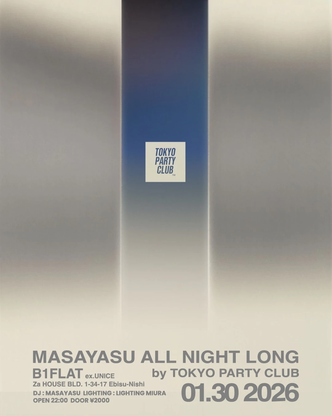 MASAYASU ALL NIGHT LONG