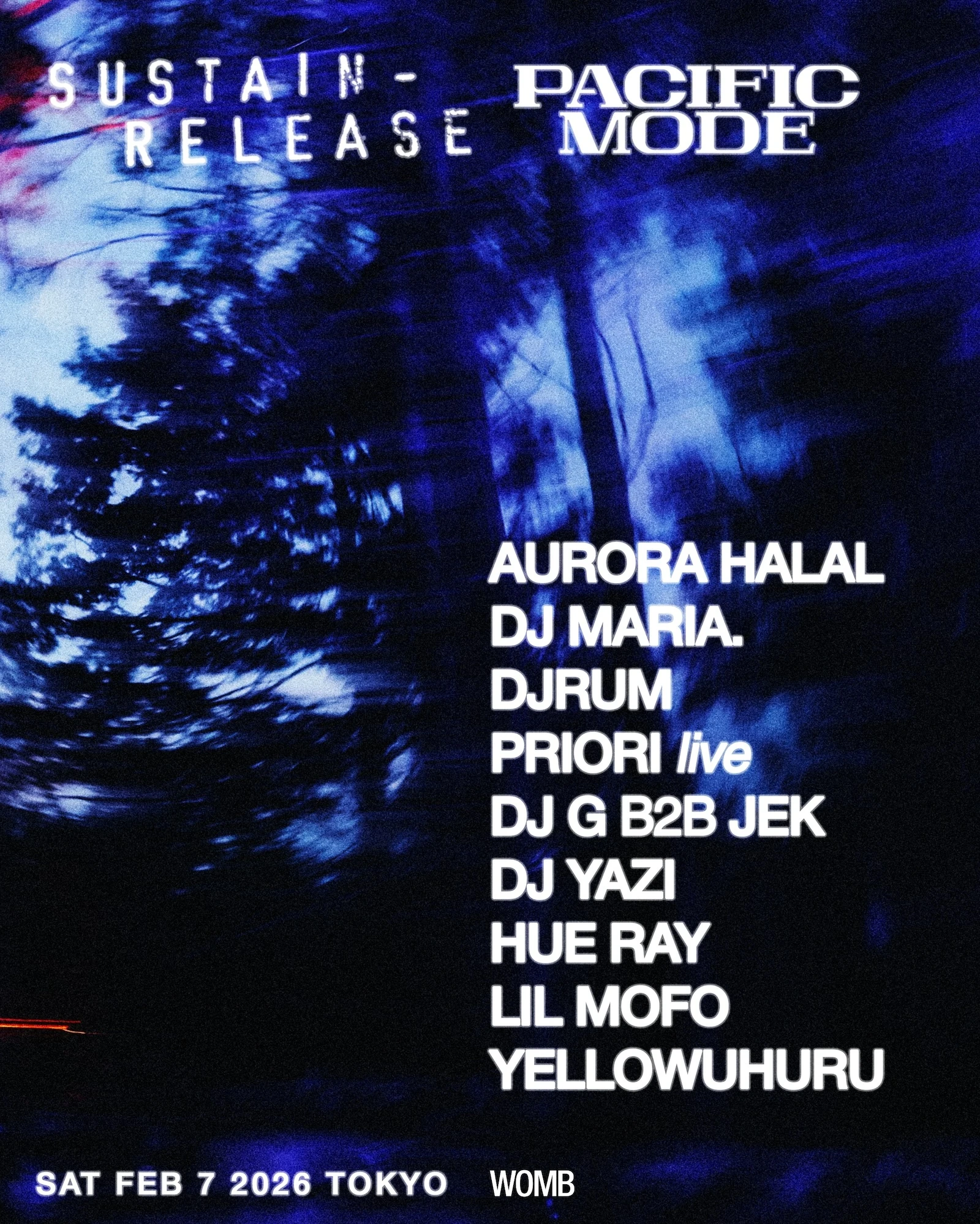 SUSTAIN-RELEASE x PACIFIC MODE