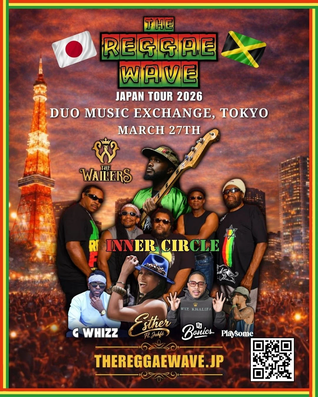 The Reggae Wave Concert With The Wailers and Inner Circle Live In Tokyo