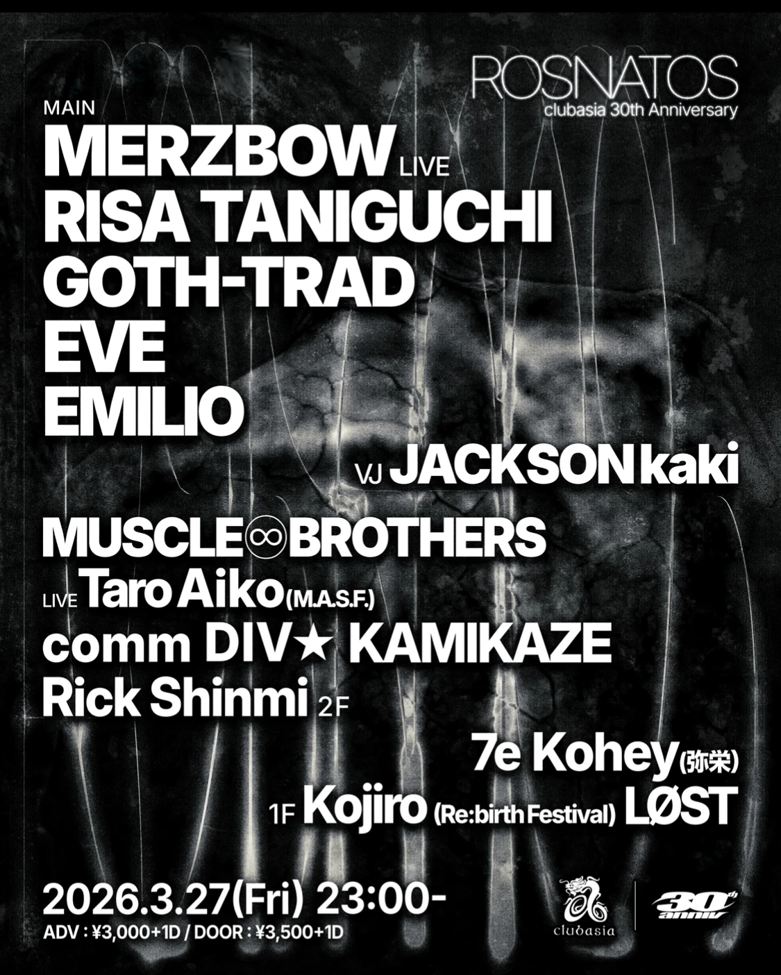 club asia 30th ANNIVERSARY PRESENTS, ROSNATOS