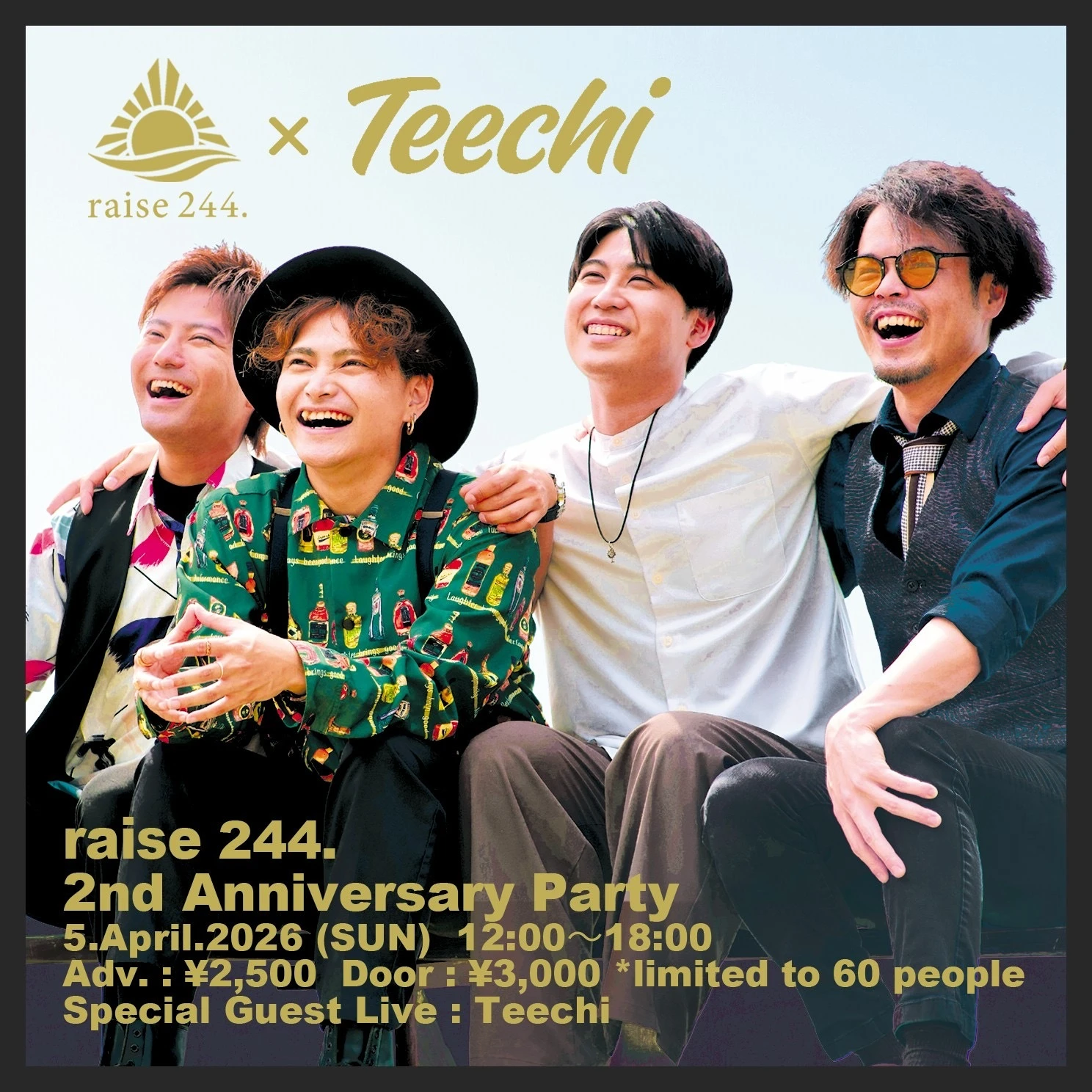 raise244.  2nd Anniversary Party with Teechi